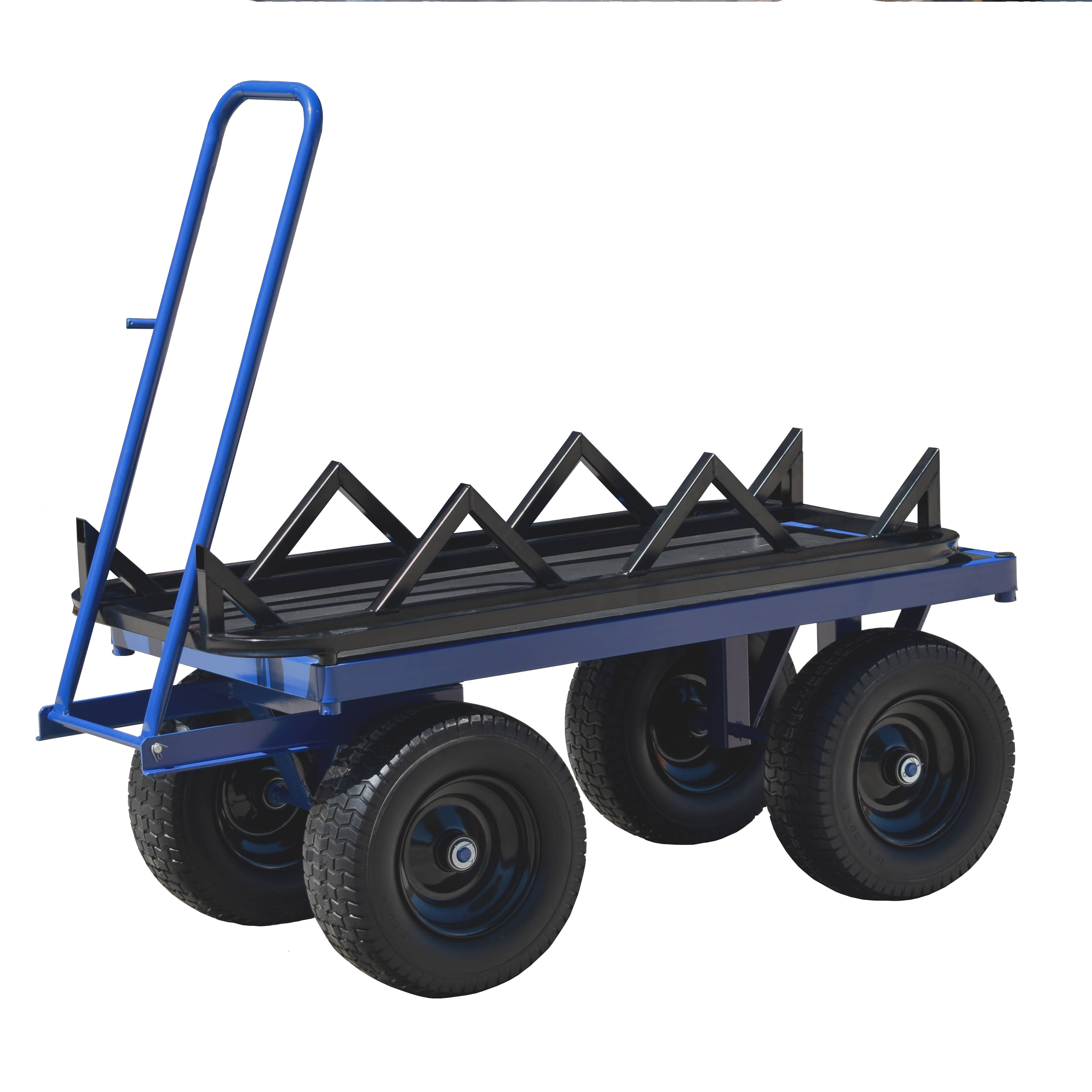 bulk keg moving trolley with v cradle barrel rack