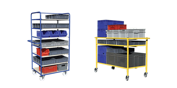 Shelf, Storage and Distribution Trolleys