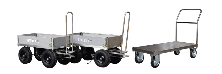 Stainless Steel Trolleys & Platform Trucks