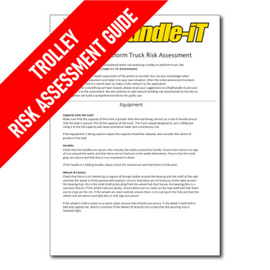 Trolley & Platform Truck Risk Assessment - Digital PDF Download