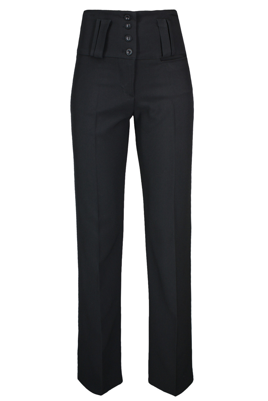 cheap black trousers ladies