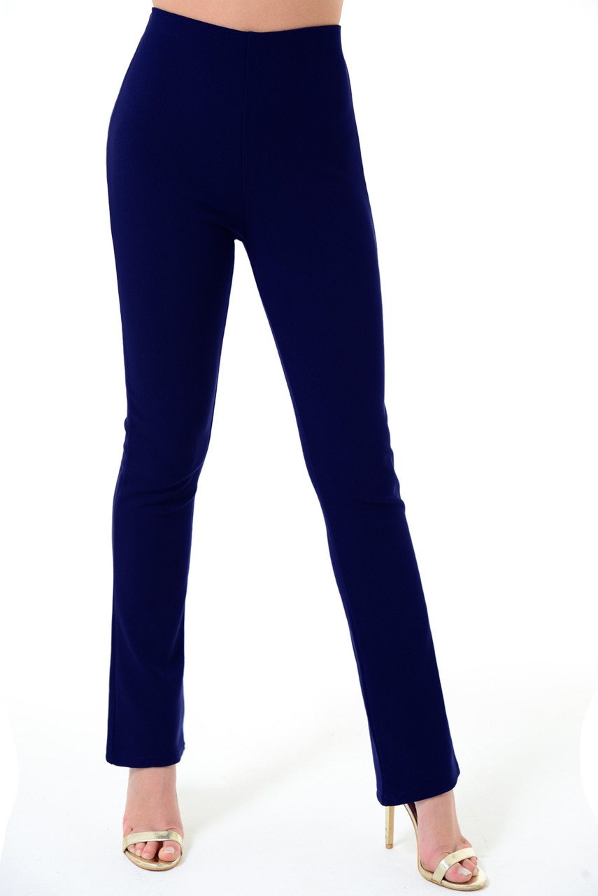 Trouser We Go Navy Blue HighWaisted Pants  Ropa Ropa para entrevista  Moda ropa de trabajo