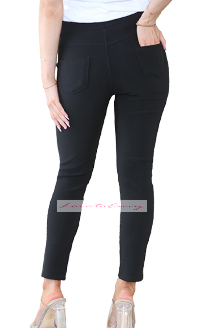 Ladies Zip Pocket Trousers