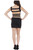 Black Cut Out Back Dress  luv2nv