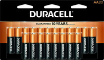 Duracell Alkaline AA Batteries - 20 Pack