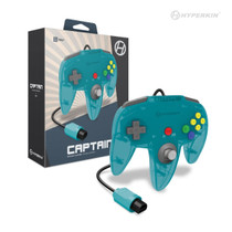 Captain Premium Controller for N64 - Turquoise