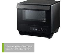 Panasonic 2-in-1 Convection Steam Oven (NU-SC180B) - Black