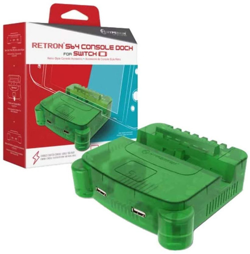 RetroN S64 Console Dock for Nintendo Switch - Lime Green RetroN S64 Console Dock for Nintendo Switch - Lime Green