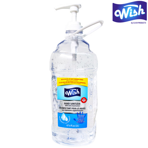 Wish Hand Sanitizer Vitamin E with Pump and Carry Handle - 2L Wish Hand Sanitizer Vitamin E with Pump and Carry Handle - 2L