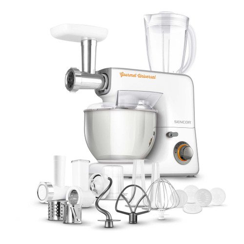 Sencor Food Mixer 10-Speed Multi-Function Processor - White - STM-3700WH Sencor Food Mixer 10-Speed Multi-Function Processor - White - STM-3700WH