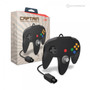 Captain Premium Controller for N64 - Black