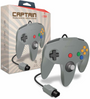 Captain Premium Controller for N64 - Gray