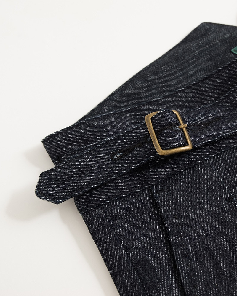 Raw Denim Gurkha Pants