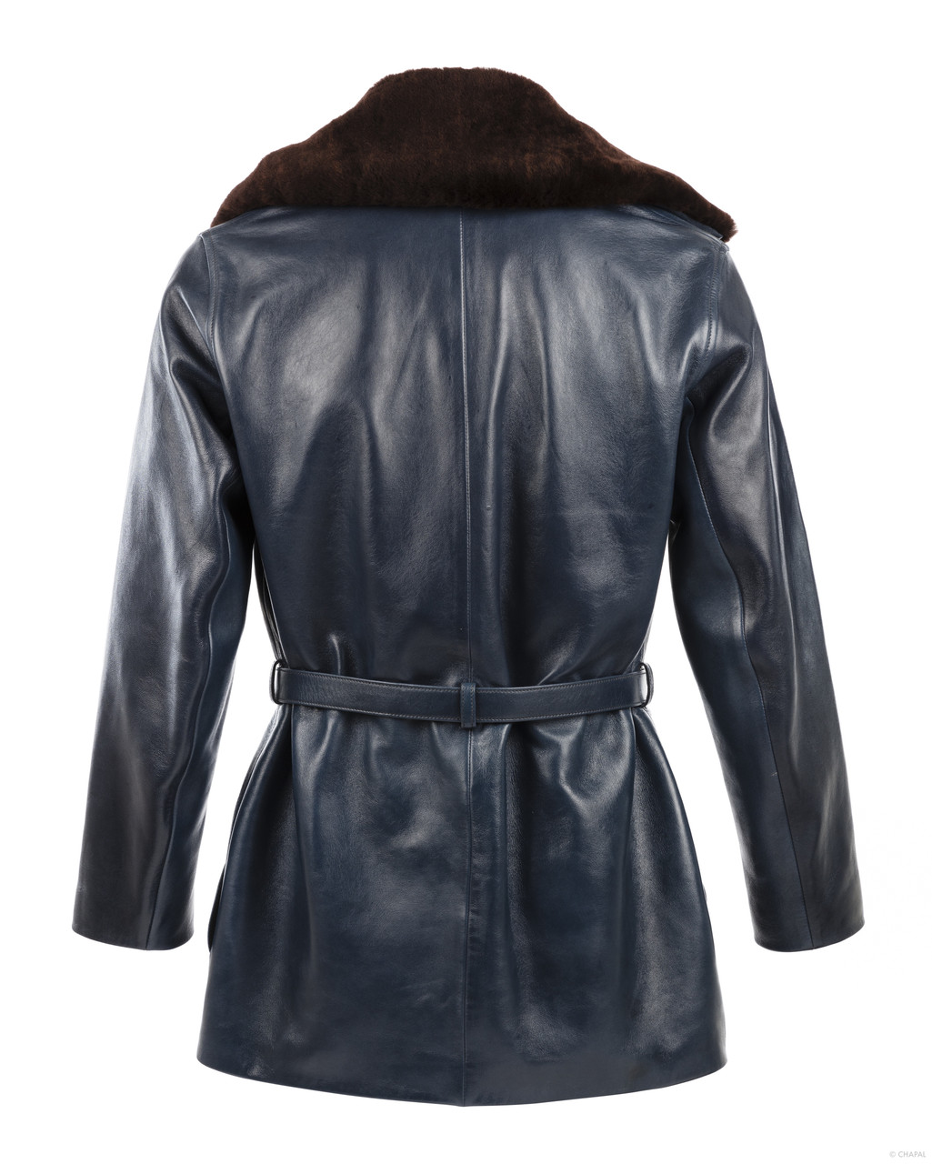 Blue Leather 1914 Vest