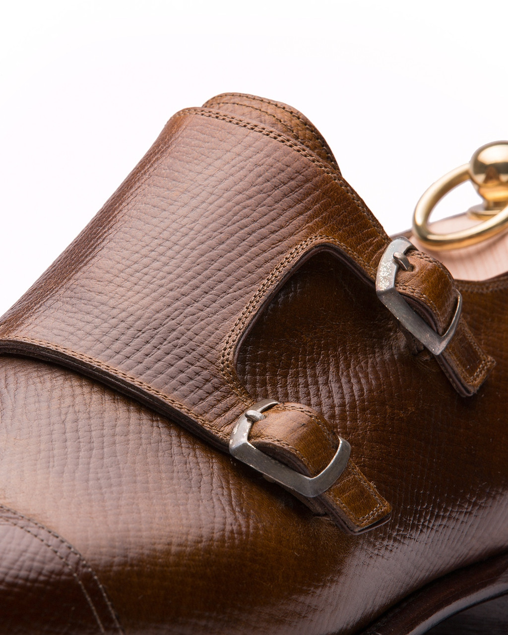 2310 Cinnamon Horsefront Double Monk Strap