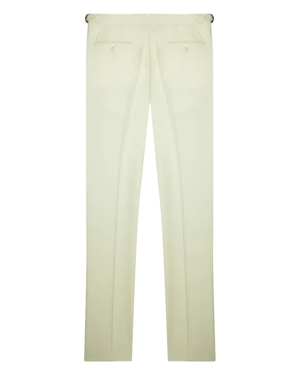 Off-White Wool Pleated Trousers