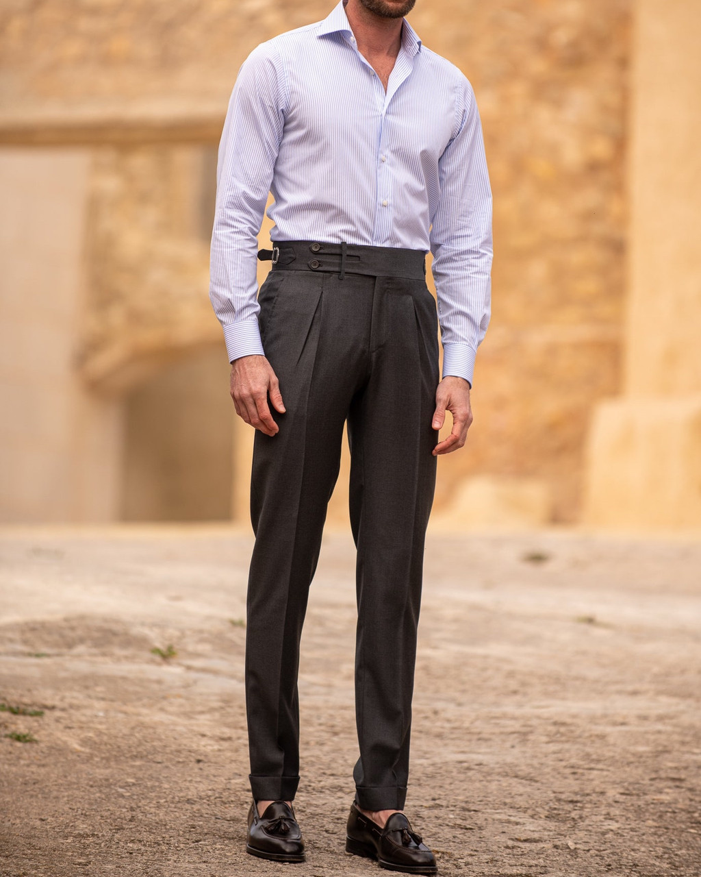 Dark Grey Slim Fit Suit Trousers | New Look