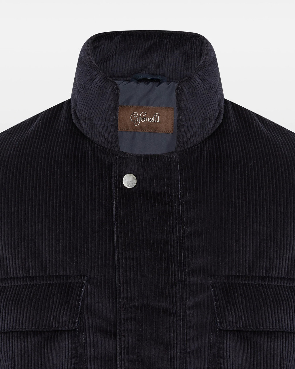 Corduroy Collar Balmacaan Coat 古着 Navy Corduroy Jacket