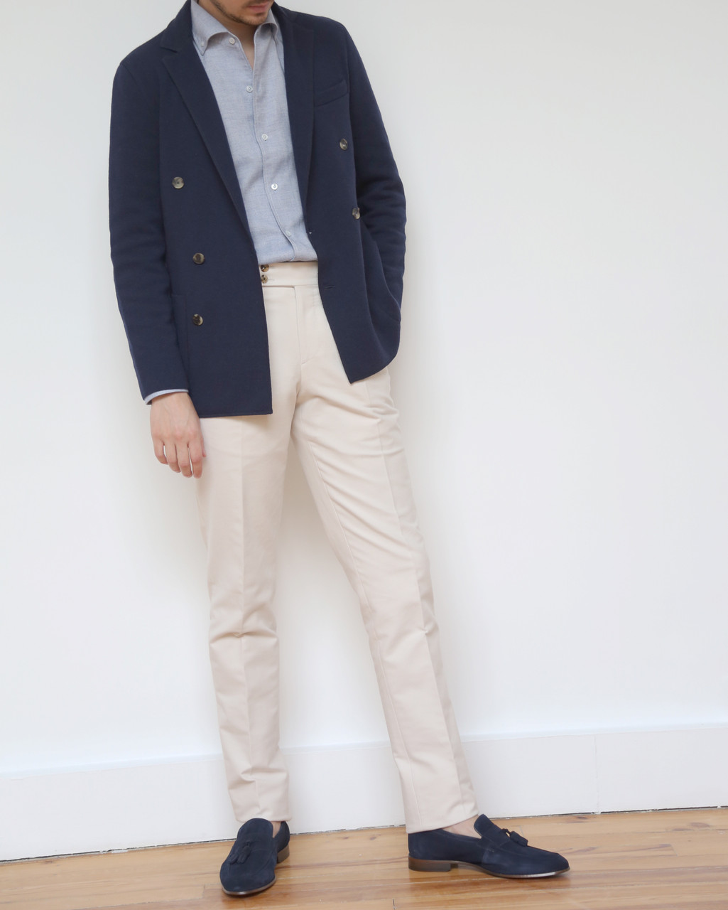 Beige Moleskin Trousers