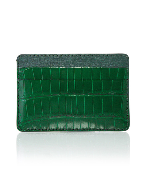 Money Clip Wallet clementine embossed calf