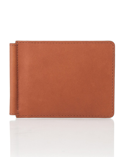 Veg Tan Calf Money Clip