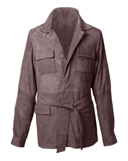 belted safari jacket