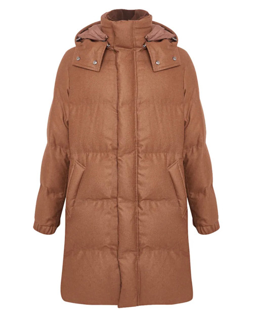 Cocoa Brown Puffer Jacket