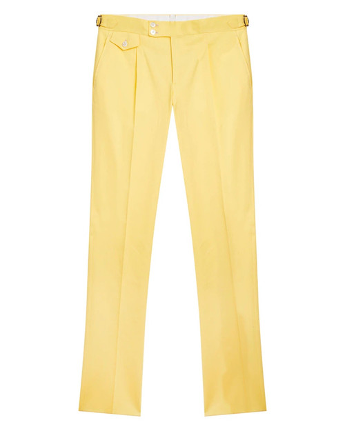 Women Yellow Bell Bottom Pants