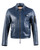 Blue Leather Pilote Français Jacket