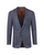 Montecarlo Blue Wool Silk Linen Weave Jacket