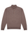 Brown Long Sleeve Cashmere & Silk Polo Shirt