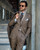 Brown Houndstooth Suit