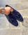 Lapo VV Navy Suede Tassel Loafer