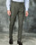 Soragna Green Flannel Trousers