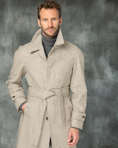 Houndstooth topcoat clearance