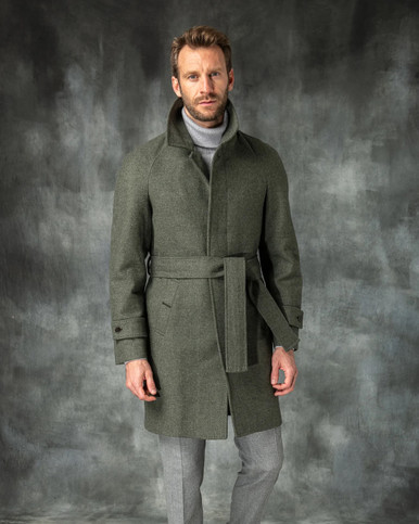 Raglan Green Coat