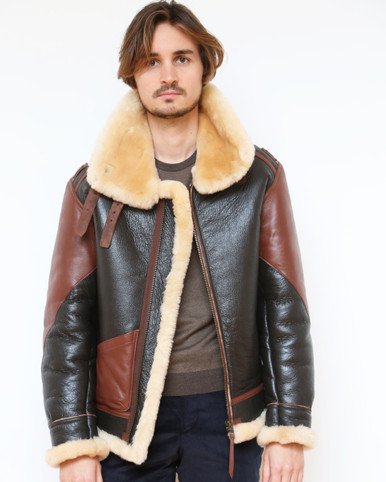 Flight Bomber Shearling Jacket Type B-3 Air Force by