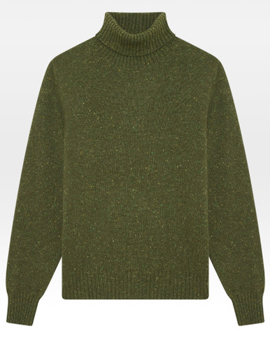 Green Loro Piana Cashmere Turtleneck