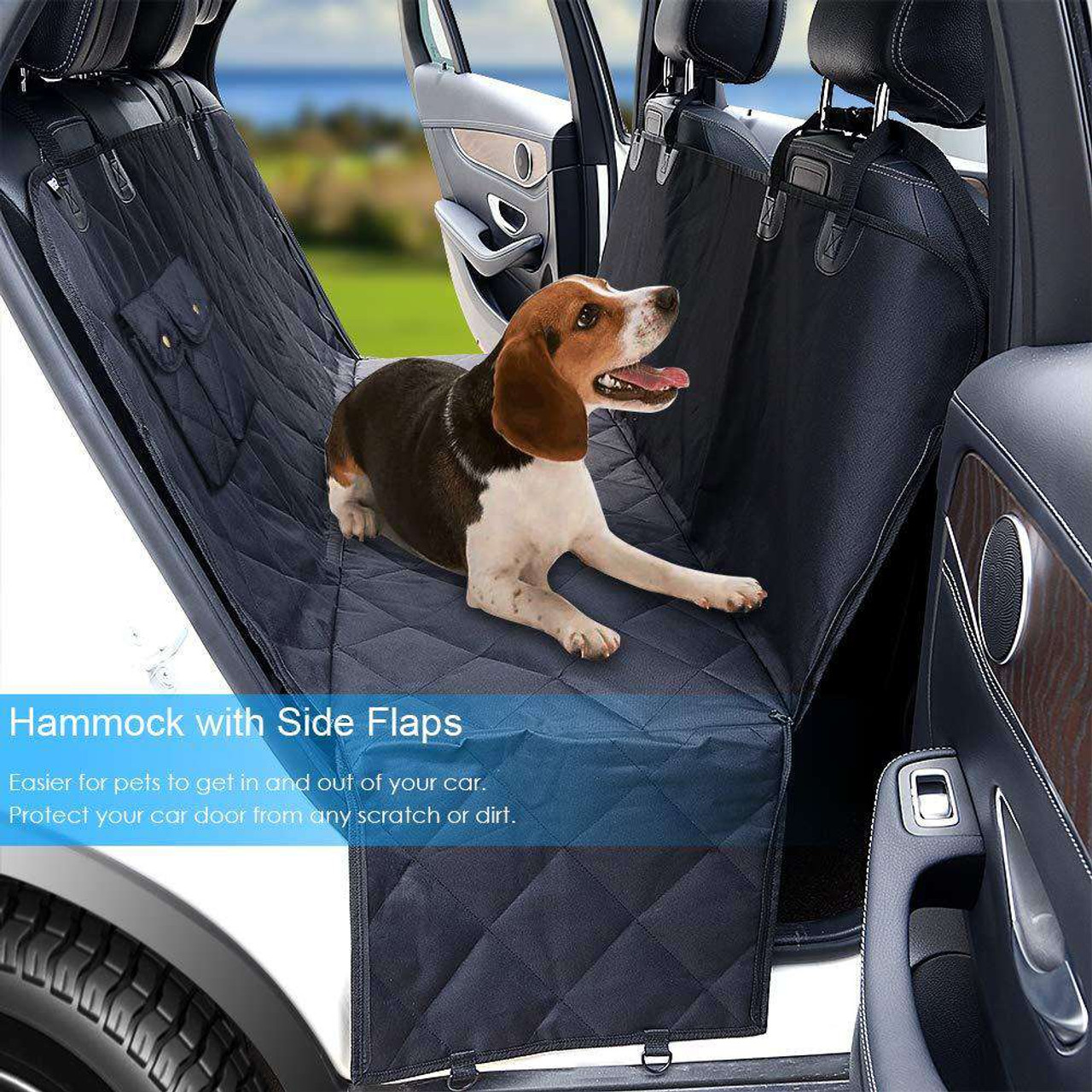 URPOWER Dog Seat Cover Car Seat Cover for Pets 100%Waterproof Pet Seat  Cover Hammock 600D Heavy Duty Scratch Proof Nonslip Durable Soft Pet Back  Seat Covers for Cars Trucks and SUVs Standard (