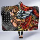 Phoenix girl hoodie blanket