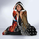 Phoenix girl hoodie blanket