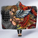 Phoenix girl hoodie blanket