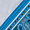 Ultra Plush Classic Blue Skies Bandana Blanket