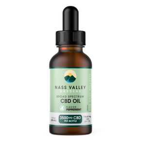 Nass Valley Peppermint Flavor CBD Oil -  Peppermint 3500mg Image 2