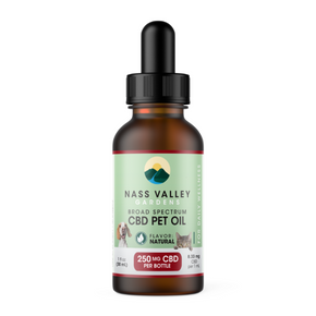 Nass Valley Broad Spectrum Pet CBD Oil For Dogs and Cats -  250 mg Image 1