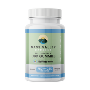 Nass Valley Full Spectrum CBD Wellness Gummy -  Tropical Fruit  30 Pack 750 mg Image 2