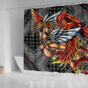 Phenix Girl shower curtain
