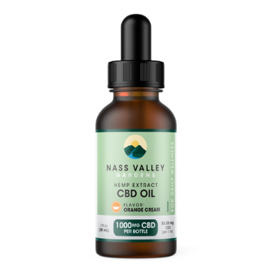 Nass Valley CBD Oil -  Orange Cream 1000mg Image 2