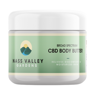 Nass Valley Broad Spectrum CBD Ultra Moisturizing Body Butter -  Default Title Image 1