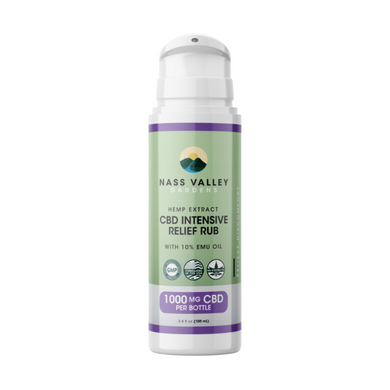 Nass Valley Broad Spectrum CBD Intensive Relief Rub -  Default Title Image 1